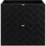 Szafka 60x46x60.7 cm podumywalkowa wisząca czarna 5906154450843 Rodan Trend zdj.3