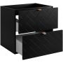 Szafka 60x46x60.7 cm podumywalkowa wisząca czarna 5906154450843 Rodan Trend zdj.4