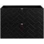 Szafka 80x46x60.7 cm podumywalkowa wisząca czarna 5906154450850 Rodan Trend zdj.3