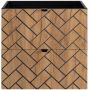 Szafka 60x46x60.7 cm podumywalkowa wisząca czarna-dąb 5906154450874 Rodan Trend zdj.3