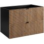 Szafka 80x46x57 cm podumywalkowa wisząca czarna-dąb 5906154450942 Rodan Loft zdj.1