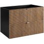 Szafka 80x46x57 cm podumywalkowa wisząca czarna-dąb 5906154450942 Rodan Loft zdj.6