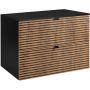 Szafka 80x46x57 cm podumywalkowa wisząca czarna-dąb 5906154450942 Rodan Loft zdj.3