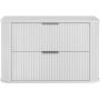 Szafka z blatem 80.4x41.5x51.7 cm podumywalkowa wisząca biała 5906154451741 Rodan Elegance zdj.3