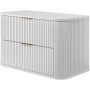 Szafka z blatem 80.4x41.5x51.7 cm podumywalkowa wisząca biała 5906154451741 Rodan Elegance zdj.5