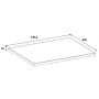 Blat naszafkowy 140.6x46 cm dąb 5906154452403 Rodan zdj.2