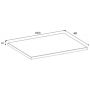 Blat naszafkowy 180.6x46 cm dąb 5906154452427 Rodan zdj.2