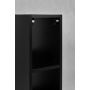 Szafka 20x44.2x60.7 cm boczna wisząca czarna 5906154452168 Rodan Trend zdj.5