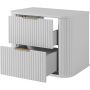 Szafka z blatem 60.4x41.5x51.7 cm podumywalkowa wisząca biała 5906154453813 Rodan Elegance zdj.4