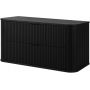 Szafka z blatem 100.4x41.5x51.7 cm podumywalkowa wisząca czarna 5906154453868 Rodan Elegance zdj.4