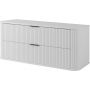 Szafka z blatem 120.4x41.5x51.7 cm podumywalkowa wisząca biała 5906154453899 Rodan Elegance zdj.4