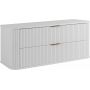 Szafka z blatem 120.4x41.5x51.7 cm podumywalkowa wisząca biała 5906154453899 Rodan Elegance zdj.1