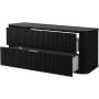 Szafka z blatem 120.4x41.5x51.7 cm podumywalkowa wisząca czarna 5906154453905 Rodan Elegance zdj.5