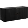 Szafka z blatem 120.4x41.5x51.7 cm podumywalkowa wisząca czarna 5906154453905 Rodan Elegance zdj.1