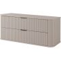 Szafka z blatem 120.4x41.5x51.7 cm podumywalkowa wisząca beżowa 5906154453929 Rodan Elegance zdj.4