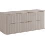 Szafka z blatem 120.4x41.5x51.7 cm podumywalkowa wisząca beżowa 5906154453929 Rodan Elegance zdj.1