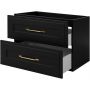 Szafka 80x46x57 cm podumywalkowa wisząca czarna 5906154453974 Rodan Classic zdj.4