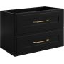 Szafka 80x46x57 cm podumywalkowa wisząca czarna 5906154453974 Rodan Classic zdj.1