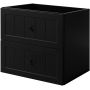 Szafka 60x46x57 cm podumywalkowa wisząca czarna 5906154454032 Rodan Gusto zdj.4