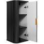Szafka 35.5x31.5x79 cm boczna wisząca czarna 5906154455152 Rodan Elegance zdj.4