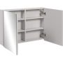 Szafka 76.7x14x56.3 cm z lustrem szara 5906551615340 Rodan Lustrzanka zdj.4