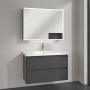 Szafka 100x16.8x75 cm z lustrem grafitowa A48110VR Villeroy & Boch My View+ zdj.13