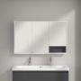 Szafka 120x16.8x75 cm z lustrem grafitowa A48112VR Villeroy & Boch My View+ zdj.11