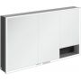 Szafka 75x16.8x130 cm z lustrem czarna A48113VL Villeroy & Boch My View+ zdj.1