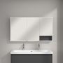 Szafka 75x16.8x130 cm z lustrem grafitowa A48113VR Villeroy & Boch My View+ zdj.4