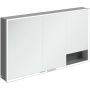 Szafka 75x16.8x130 cm z lustrem grafitowa A48113VR Villeroy & Boch My View+ zdj.1
