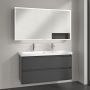 Szafka 140x16.8x75 cm z lustrem grafitowa A48114VR Villeroy & Boch My View+ zdj.13