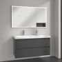 Szafka 130x16.8x75 cm z lustrem grafitowa A48213VR Villeroy & Boch My View+ zdj.13