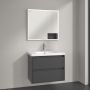 Szafka 80x16.8x75 cm z lustrem grafitowa A48280VR Villeroy & Boch My View+ zdj.7