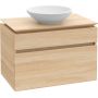 Szafka wisząca podumywalkowa 80x50 cm B122L0PN Villeroy & Boch Legato zdj.1