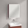 Szafka 60x16.8x75 cm z lustrem czerwona B4816LAH Villeroy & Boch My View+ zdj.10