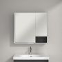 Szafka 80x16.8x75 cm z lustrem grafitowa B48180VR Villeroy & Boch My View+ zdj.12