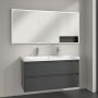 Szafka 160x16.8x75 cm z lustrem grafitowa B48216VR Villeroy & Boch My View+ zdj.9