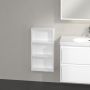 Szafka 40x16.7x75 cm boczna wisząca biała B85540VE Villeroy & Boch My View+ zdj.4