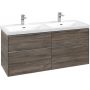 Szafka wisząca podumywalkowa 127.2x46.2 cm C568L0RK Villeroy & Boch Subway 3.0 zdj.1