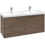 Szafka wisząca podumywalkowa 127.2x46.2 cm C568L0VH Villeroy & Boch Subway 3.0 zdj.1