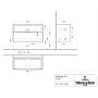 Szafka 97.3x47.8x57.6 cm podumywalkowa wisząca C570L2VN Villeroy & Boch Subway 3.0 zdj.2