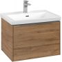 Szafka 62.2x47.8x42.9 cm podumywalkowa wisząca dąb C575L0RH Villeroy & Boch Subway 3.0 zdj.1