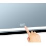 Lustro 60x80 cm prostokątne z oświetleniem z matą grzewczą czarny-złoty 5905951180410 Venti Duo zdj.2