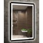 Lustro 60x80 cm prostokątne z oświetleniem z matą grzewczą czarny-złoty 5905951180410 Venti Duo zdj.3