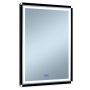 Lustro 60x80 cm prostokątne z oświetleniem z matą grzewczą czarny-biały 5905951180434 Venti Duo zdj.1