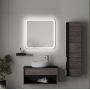 Lustro 60x60 cm kwadratowe z oświetleniem 5905951180236 Venti Prima zdj.4