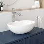 Umywalka 40x33 cm owalna nablatowa biała 40313000 Oltens Etne zdj.10