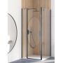 Drzwi prysznicowe 90 cm uchylne do ścianki bocznej 21204300 Oltens Verdal zdj.4
