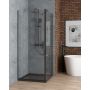 Drzwi prysznicowe 100 cm uchylne do wnęki 21209300 Oltens Rinnan zdj.4