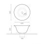 Umywalka 4062 Bathco Spain Nordic zdj.3